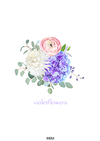 violet flowers2