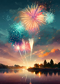 Beautiful Fireworks Theme#474