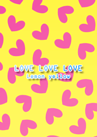 LOVE LOVE LOVE レモンイエロー