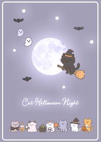 purple Cat Halloween Night 01_2