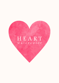 HEART -watercolor- #水彩タッチ