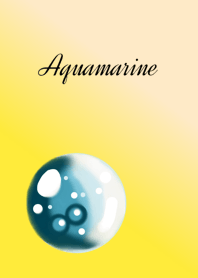 March birthstone.Aquamarine&Crystal.y1