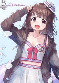 kurumi-chan in a bathing suit.