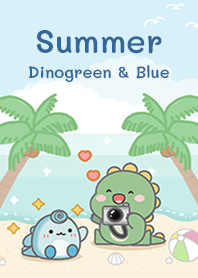 Dinogreen & Blue on summer!