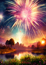Beautiful Fireworks Theme#80