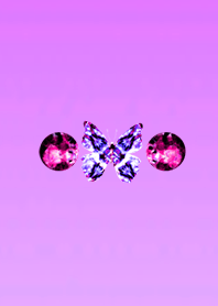 Lucky butterfly purple pink