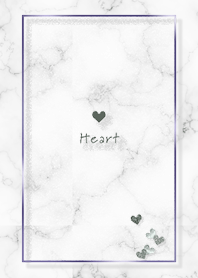 Marble and heart Purple70_2