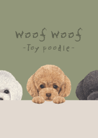 Woof Woof - Toy poodle - OLIVE