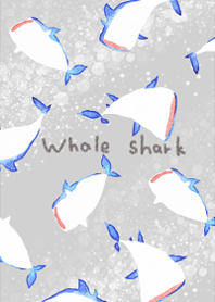 Watercolor healing whale shark8.