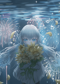 underwater & fireworks.