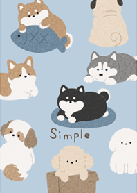 A laid-back and cute dog2.