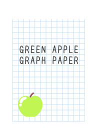 GREEN APPLE GRAPH PAPER/WHITE