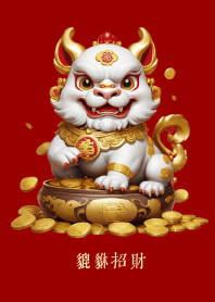 Cute Pixiu: Pixiu attracts wealth