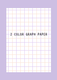 2 COLOR GRAPH PAPER/PINK&PUR/DUSTY PUR