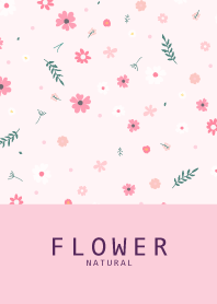 FLOWER PINK NATURAL 18