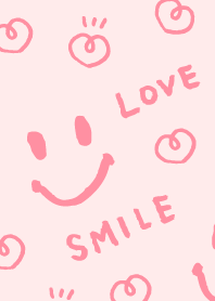 Smile Love Heart-Pink4-