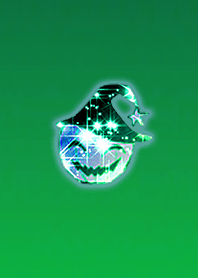 Pumpkin Witches Green Blue