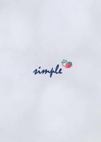 Strawberry watercolor'Navy'