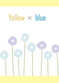 Blue floret