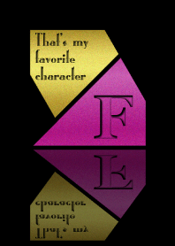 Good fortune Initials 11 "F"