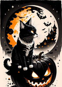 halloween cat 5be2Cc
