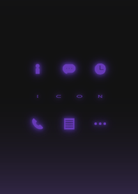 Simple Icon -DEEP PURPLE-