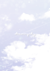 dreamy sky - dusty blue