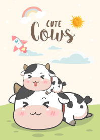 Cows cute. on Earth.