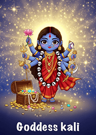 Goddess Kali protects against dangers,