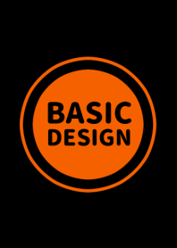 BASIC DESIGN[ORANGE/BLACK]
