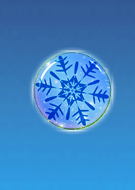 Sapphire Blue Crystal @ Winter Feature