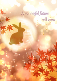 Moon Rabbit Maple Tree Makes Luck2