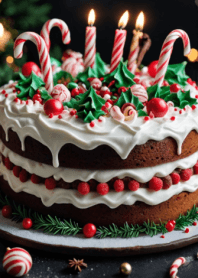 Christmas colorful cake-I LOVE CAKE