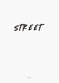 グレー : ストリート文字