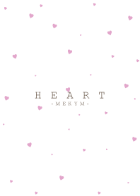 HEART Pink -MEKYM- 20