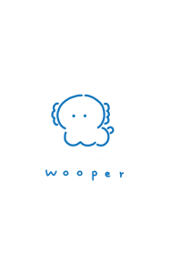 Wooper / white blue.