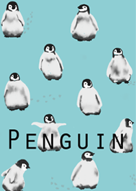 シンプルなペンギンたち