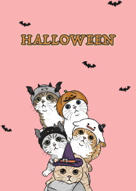meow's halloween2 - coral
