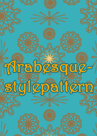 Arabesque-style pattern 2