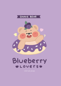 ONNIE BEAR : Blueberry lovers
