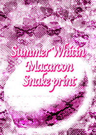 Summer Whitin Macaroon Snake print
