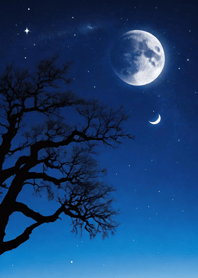 Bright Moon and Dawn ccd3Ec