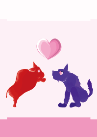 ekst Red (Cow) Love Blue (Dog)
