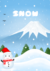 Good fortune comes with snow