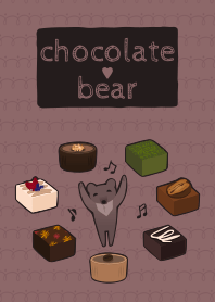 Chocolate & Bear + silver [os]