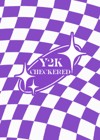 Y2K CHECKERED 03  - PURPLE 1