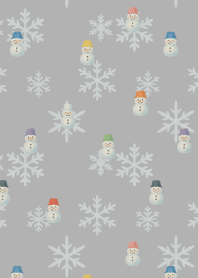 Colorful Snowman02 on white