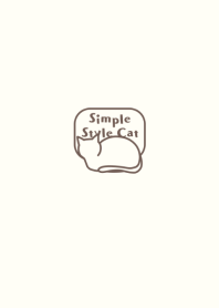 Simple Style Cat* (off white)