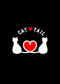 CAT HEART TAIL