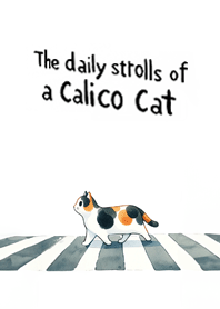 The daily strolls of a calico cat